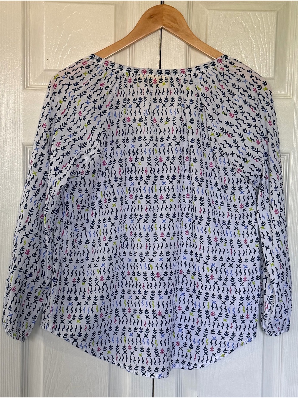 Roller Rabbit Light Blue Printed Button-Down Shirt - Picture 3 of 7